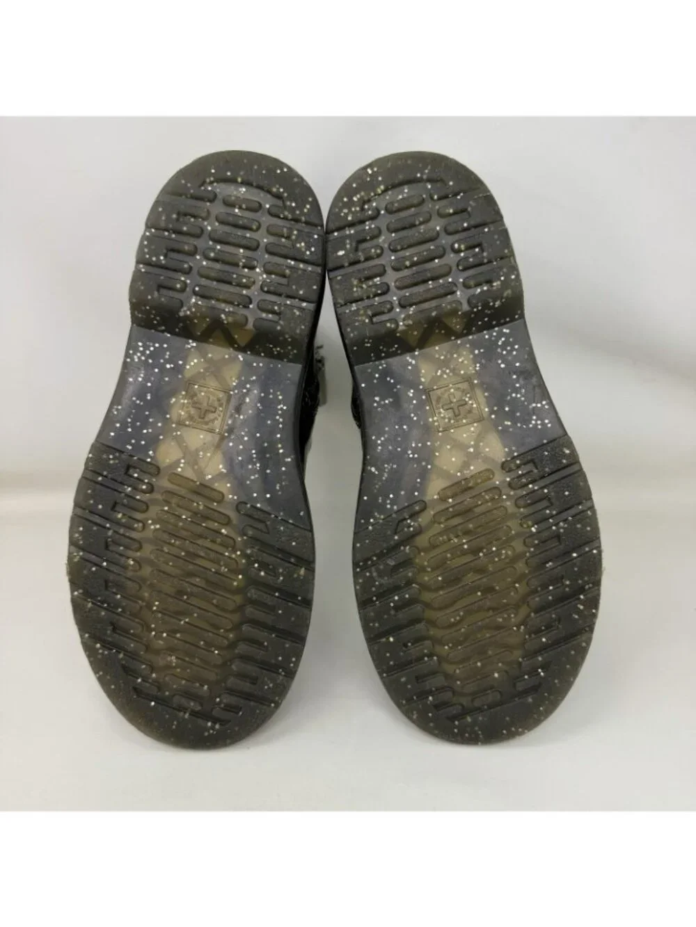 Dr. Martens 1460 Gradient Glitter Patent Leather Boots Black Youth Size 2